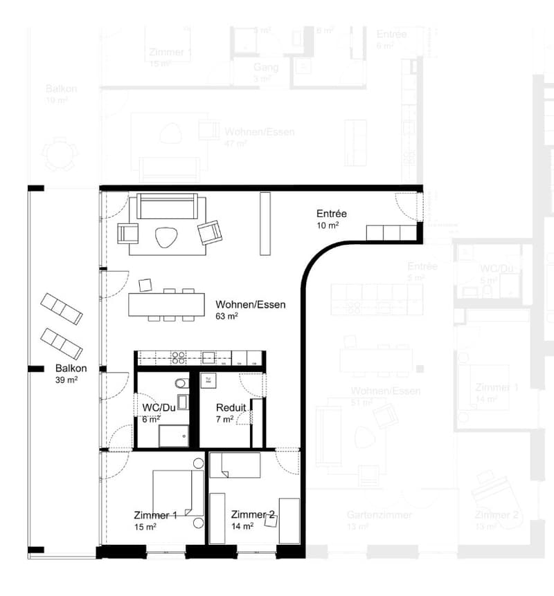 Erstvermietung - Grosszügige Wohnung mit Balkon (2)