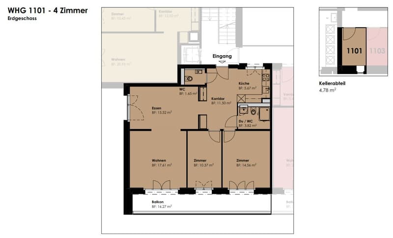 Zentral gelegene Wohnung (8)