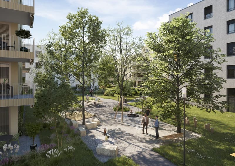 Visualisierung Innenhof