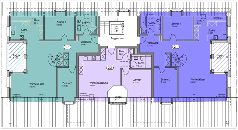 2.5-Zimmer-Dachwohnung mit Aussicht & Loggia - Erstbezug (6)