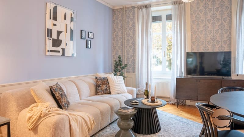 BELLE ÉPOQUE CHARM - 3.5-ROOM / 2-BEDROOM BOUTIQUE SERVICED APARTMENT (1)