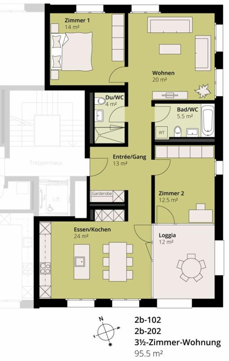 Modern 3.5 Zimmer Wohnung (14)