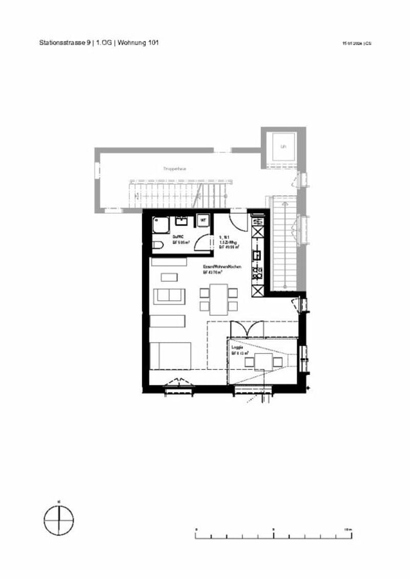 Single-Wohnung in der Zentrumsüberbauung Arnegg (6)