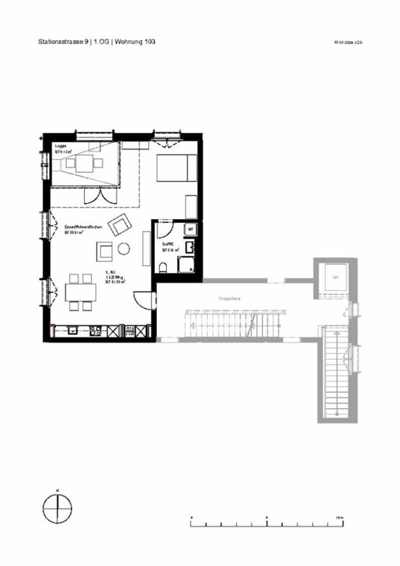 Single-Wohnung in der Zentrumsüberbauung Arnegg (6)
