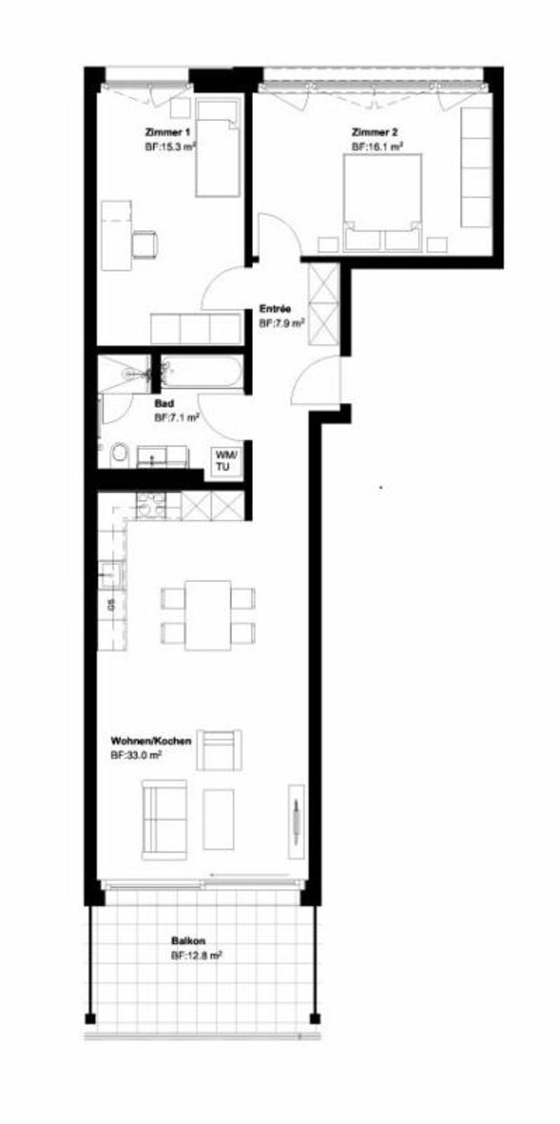 Exquisite 3.5 Zimmerwohnung am See (10)