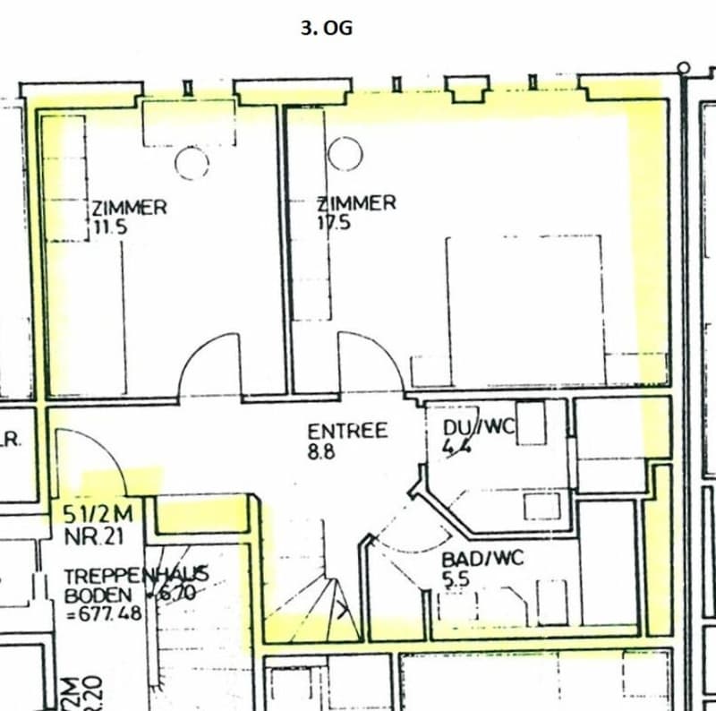 Helle 5.5 Zimmer Maisonette Wohnung mitten in der Stadt - befristet bis 31.03.2027 (12)