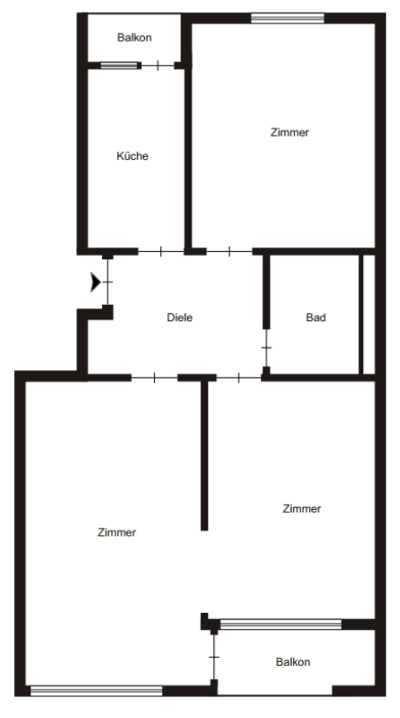 Zentrale 3 Zimmer Wohnung (8)
