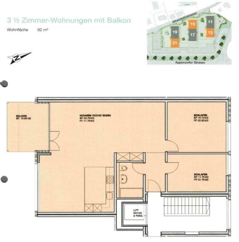 moderne 3.5 Zimmerwohnung (10)