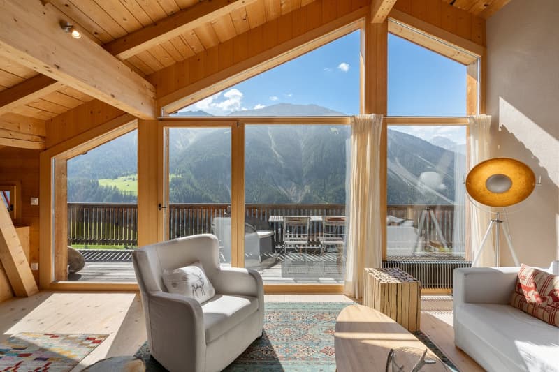 Ein Rückzugsort mit endloser Weitsicht in Davos Wiesen (1)