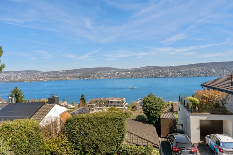 Einfamilienhaus mit hervorragender Weitsicht über den Zürichsee (1)