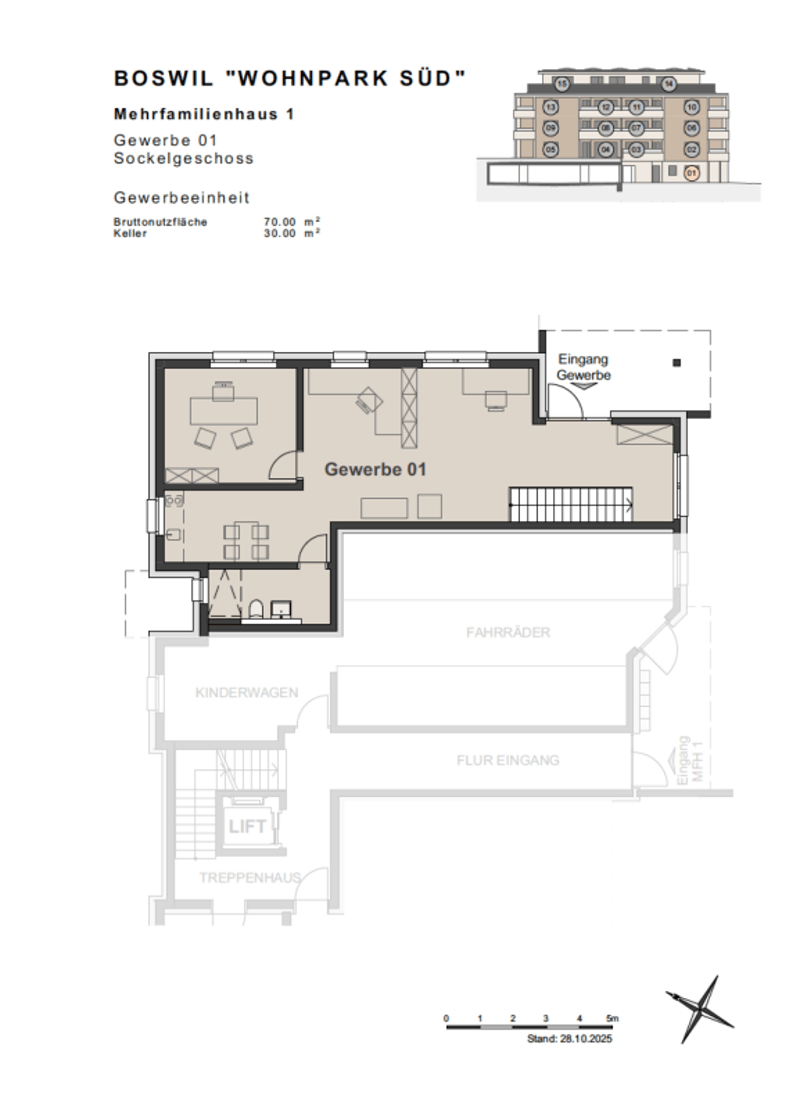 WOHNPARK SÜD; Gewerberaum mit Archiv Nr. 01 (4)