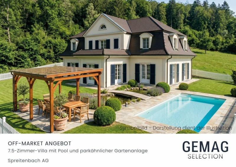 7.5-Zimmer-Villa mit Pool und parkähnlicher Gartenanlage (1)
