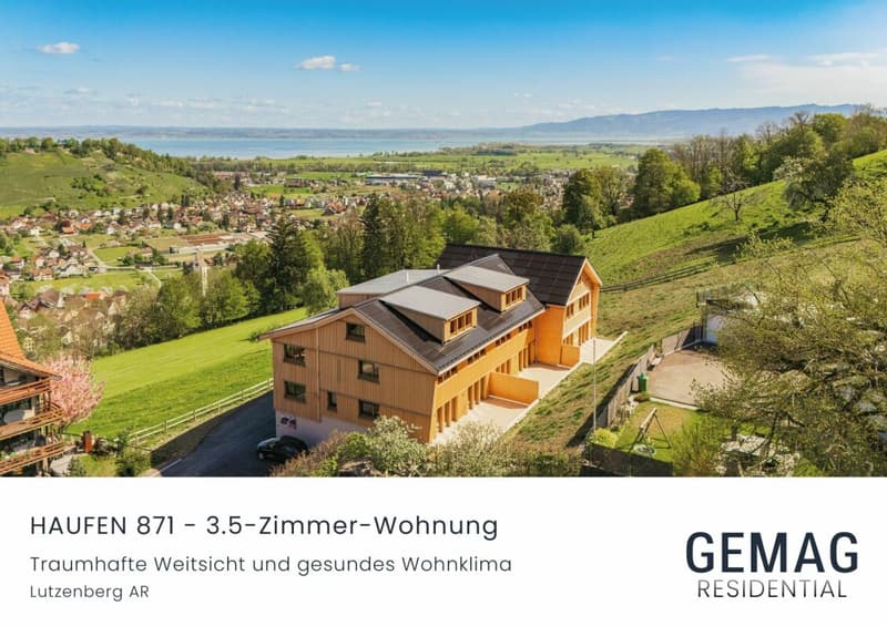 HAUFEN 871 - 3.5-Zimmer Wohnung im Erdgeschoss mit traumhaftem Weitblick (1)