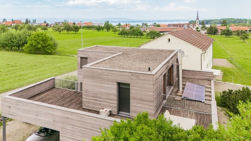 Charaktervolles 4.5-Zimmer-Architektenhaus - Moderne Holzarchitektur mit unverbaubarer Weitsicht (11)