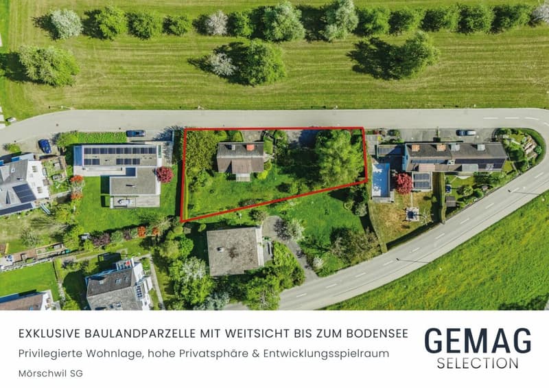 Exklusive Baulandparzelle mit Weitsicht bis zum Bodensee (1)