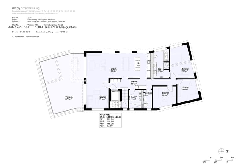 moderne 4.5-Zimmer-Attikawohnung im Bächlipark Wollerau (15)