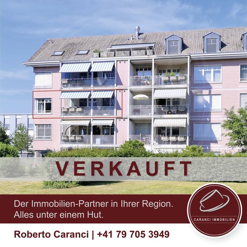 VERKAUFT - Helle, grosszügige und sehr gepflegte 4½ Zimmer Wohnung in Mellingen zu kaufen (1)