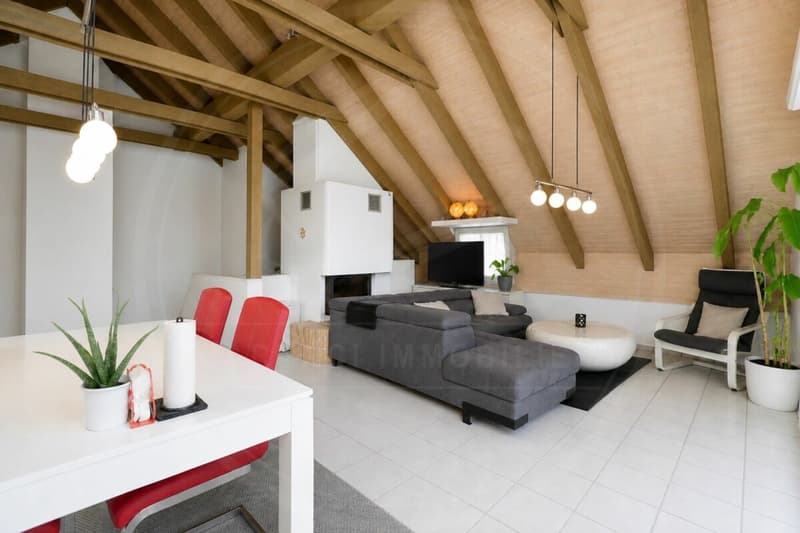 4½-Zimmer-Maisonette-Wohnung mit besonderem Wohncharakter Oberrohrdorf zu verkaufen (2)