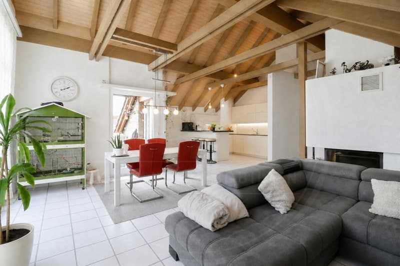 4½-Zimmer-Maisonette-Wohnung mit besonderem Wohncharakter Oberrohrdorf zu verkaufen (4)
