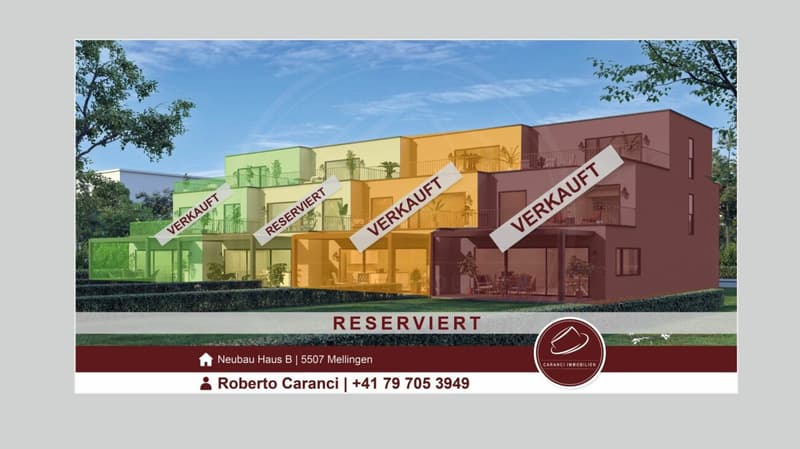 RESERVIERT - Letzte Chance in Mellingen - Sichern Sie sich die letzte 6½-Zimmer-Einheit (1)