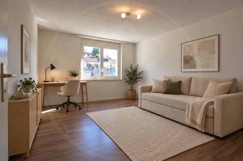 Gepflegte 3½ Zimmer-Wohnung mit zwei Balkonen im zweiten Obergeschoss (3)