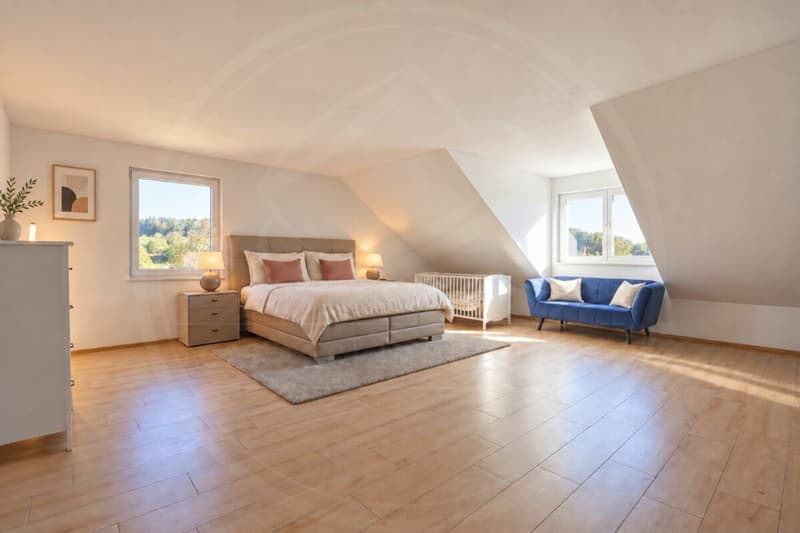 Modernes 6½-Zimmer-Reiheneinfamilienhaus mit Ausblick ins Grüne (9)