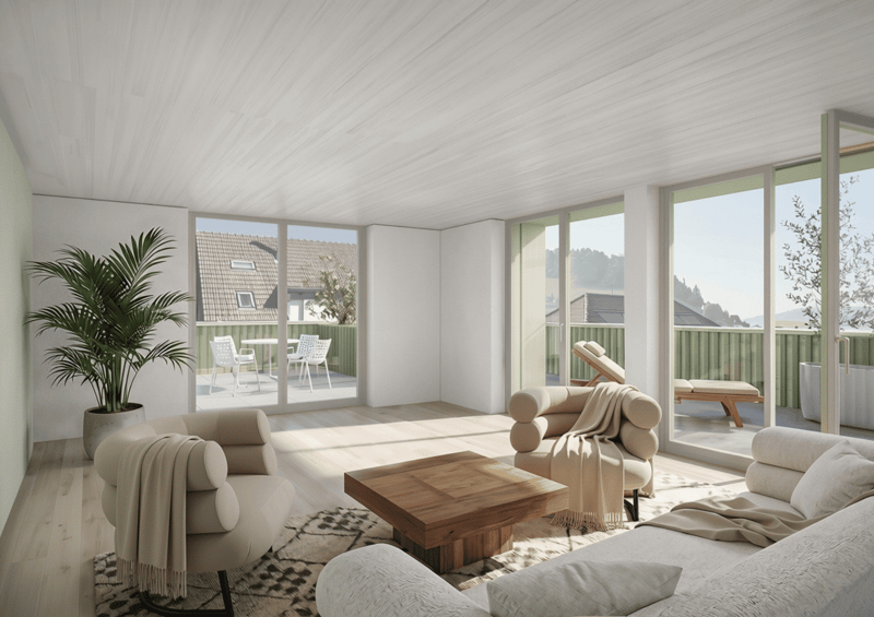 NEUBAU Attika-Maisonette 4.5 oder 5.5 Zimmer am Lägernhang (1)