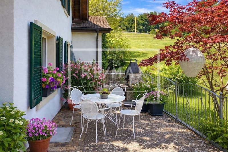 6.5++ Zi-Landhaus, WF 210 m², terrassierte Gartenanlage, Pool, Pergola, 760 m² GF, Panoramaweitsicht (4)