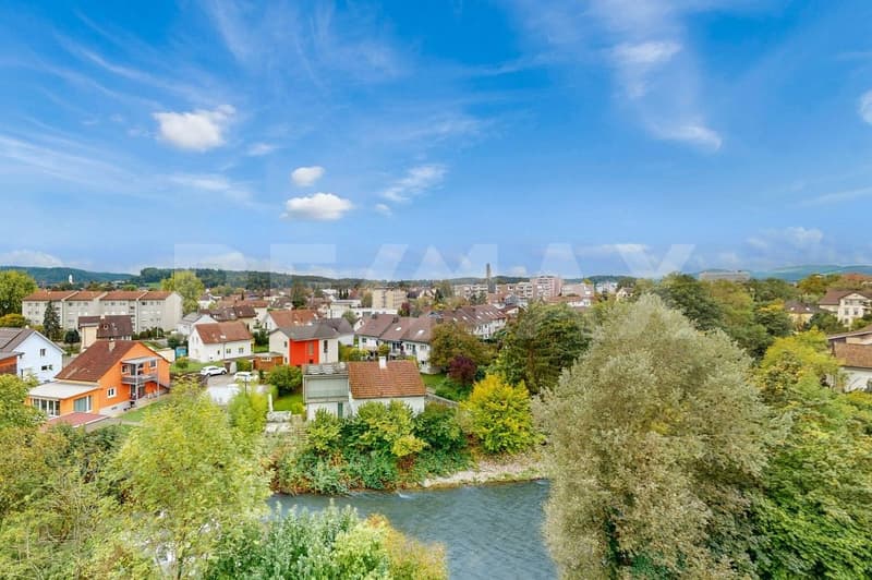 4.5 Zi Dach-Maisonette, NWF 135 m², 2 Balkone mit Weitsicht, 3 WC, 2 TG-P, 2 Keller, nahe Spital (2)