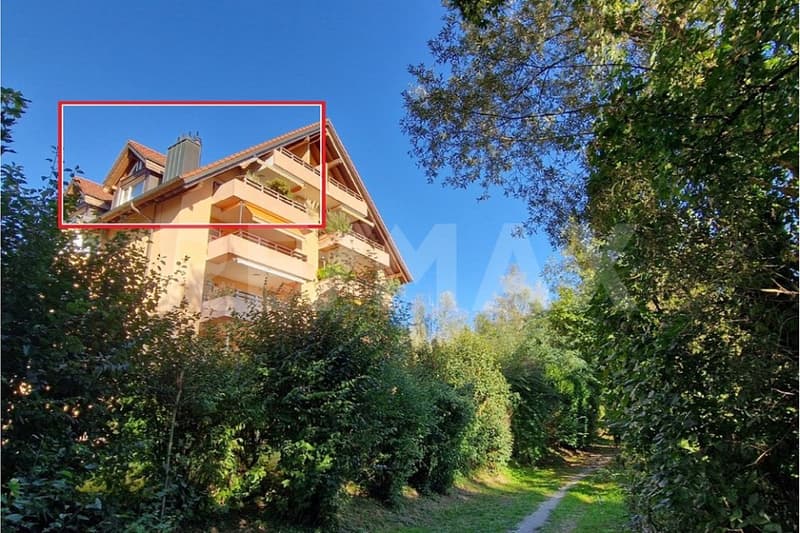 4.5 Zi Dach-Maisonette, NWF 135 m², 2 Balkone mit Weitsicht, 3 WC, 2 TG-P, 2 Keller, nahe Spital (4)