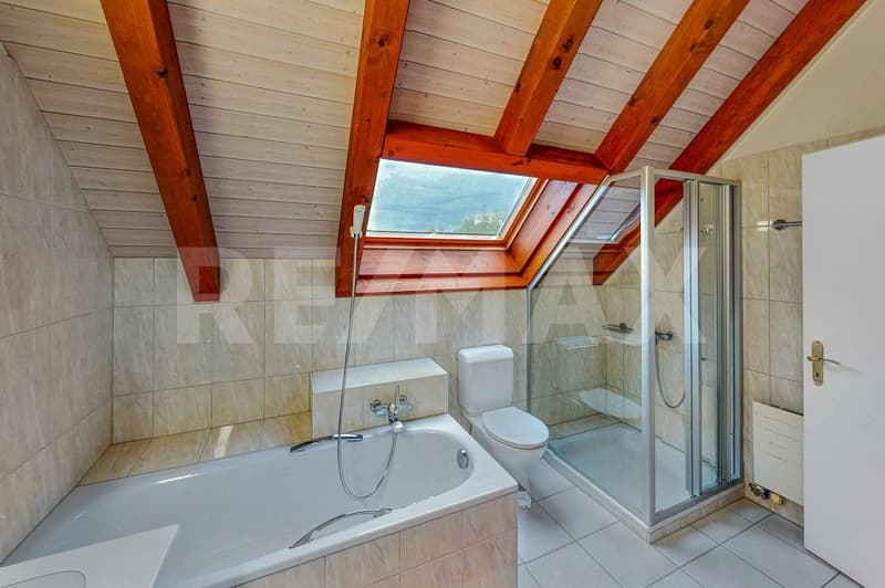 4.5 Zi Dach-Maisonette, NWF 135 m², 2 Balkone mit Weitsicht, 3 WC, 2 TG-P, 2 Keller, nahe Spital (12)
