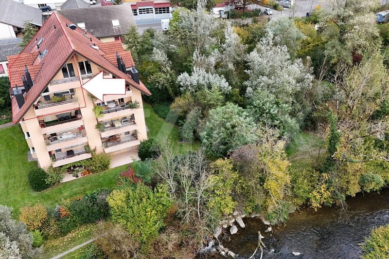 4.5 Zi Dach-Maisonette, NWF 135 m², 2 Balkone mit Weitsicht, 3 WC, 2 TG-P, 2 Keller, nahe Spital (3)
