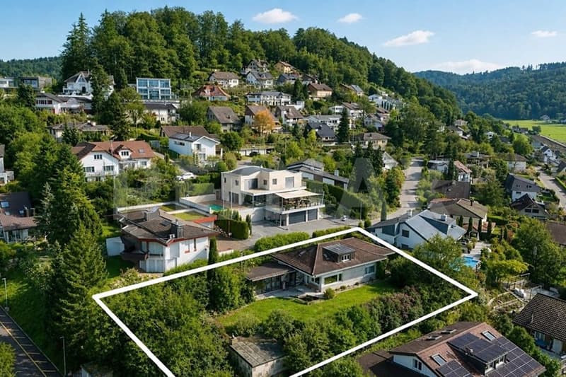 3 REFH, nähe Aarau, A1/A2 Kreuz Mittelland, Villen-Hanglage, Weitsicht, Parz. ab 333 m², Lift UG/EG (12)