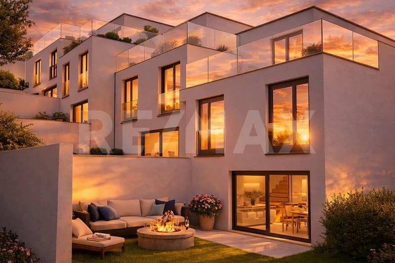 Nähe A1 und Lenzburg, 4 REFH, Hanglage mit Weitsicht, Penthouse-Attikazimmer, Terrasse und Garten (10)