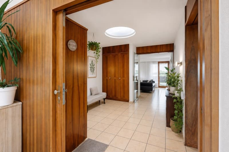 Attika-Penthouse im Zentrum - Cheminée, 2 Parkplätze inklusive, neue Pelletheizung (9)