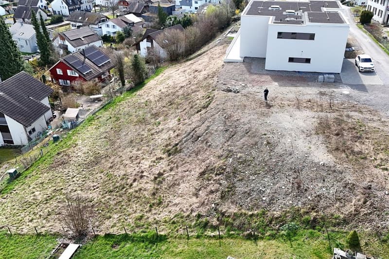 Bauland 1'143 m², Nähe A1 und Lenzburg, Hanglage mit Weitsicht, z.B. für EFH, DEFH, REFH (9)