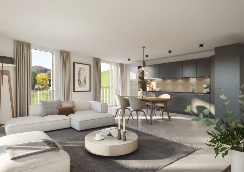 LIVING WITH A VIEW: New 4.5-room apartment in Wegenstetten (6)