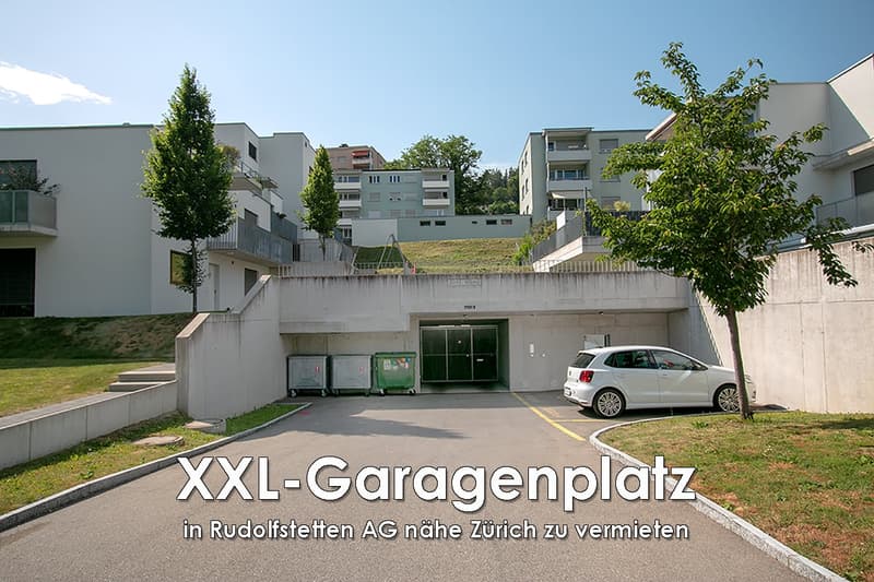 XXL-Tiefgaragenplatz, hell und freundlich, nähe Zürich (1)