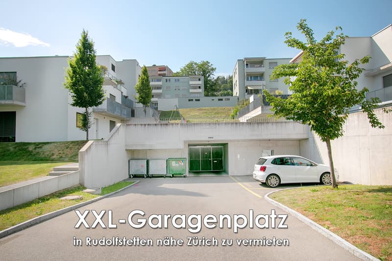 Attraktiver sehr grosser Tiefgaragenplatz, hell und freundlich, nähe Zürich zu vermieten (1)