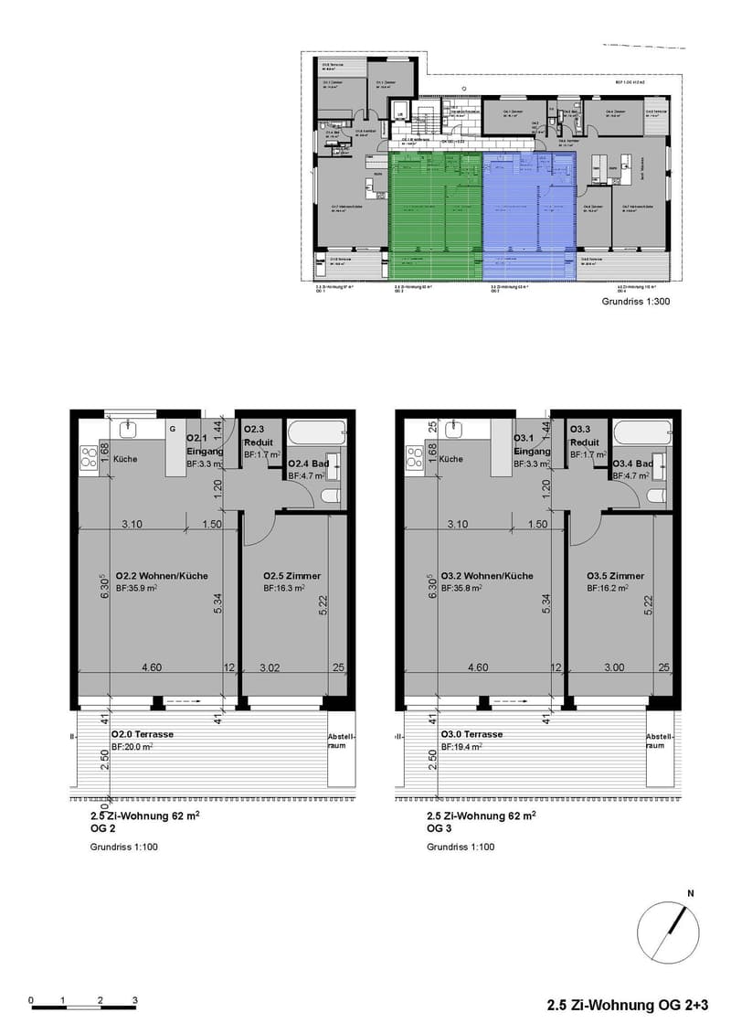 Helle, grosszügige 2½ Zi-Wohnung (OG2) (2)