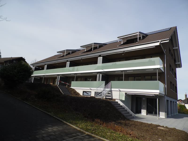 Südansicht mit 2 1/2 ZI Wohnung
