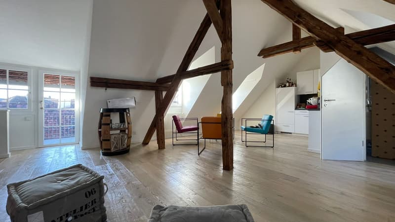 Schmuckstück an zentraler Lage im Kleinbasel. "Airbnb, Dachwohnung mi (3)