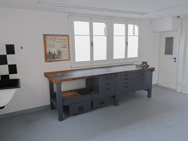 Werkstatt im EG