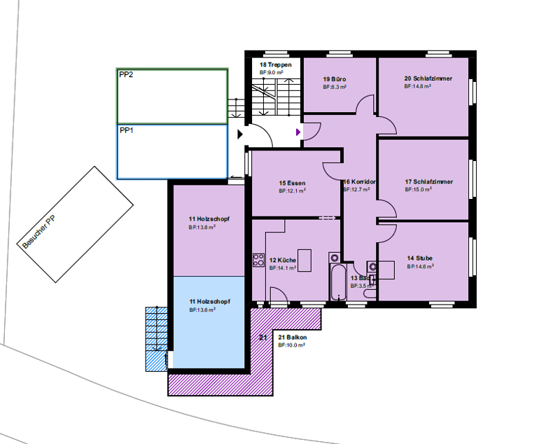 Grundriss Wohnung