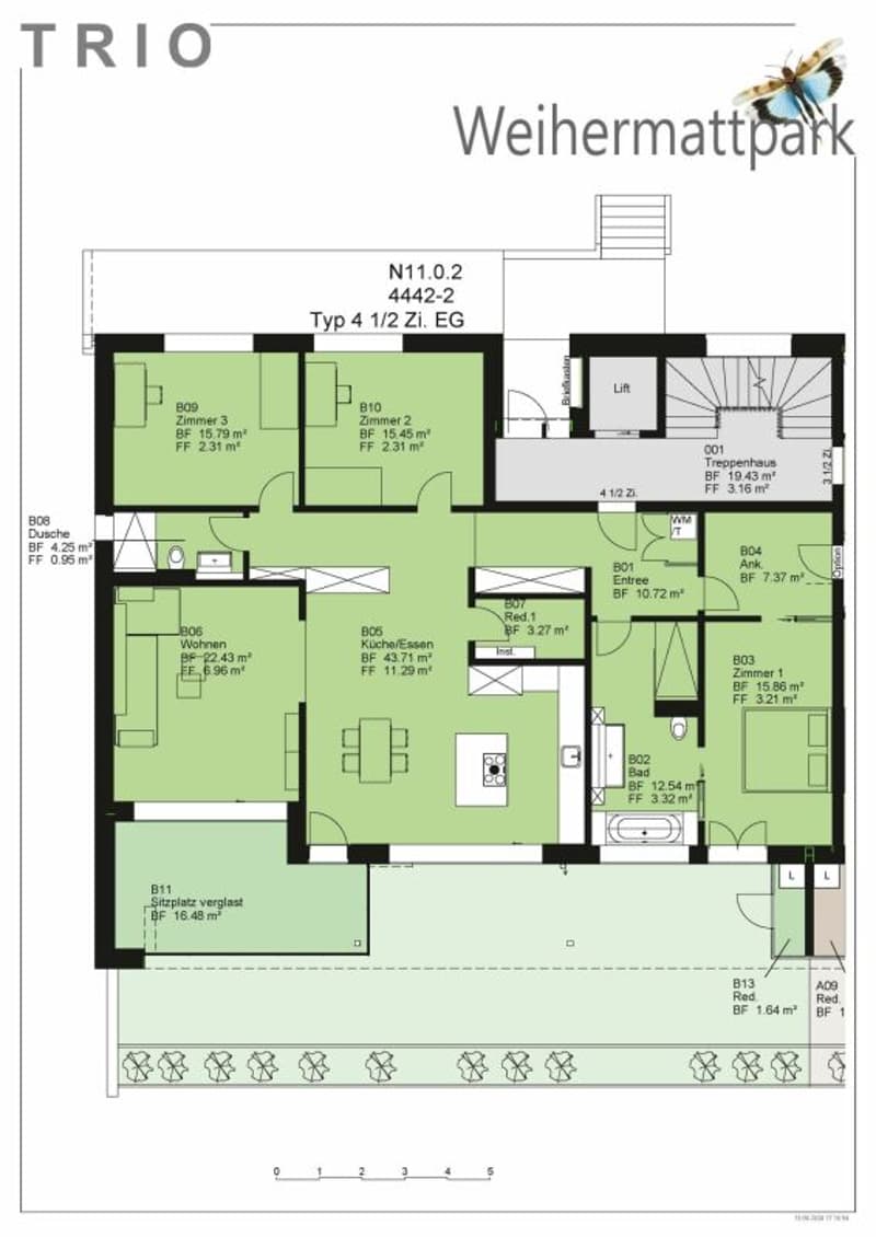 Progetto di costruzione nuovo Weihermattpark Trio (8)