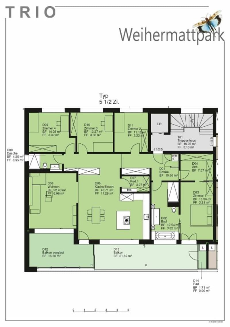 Progetto di costruzione nuovo Weihermattpark Trio (5)