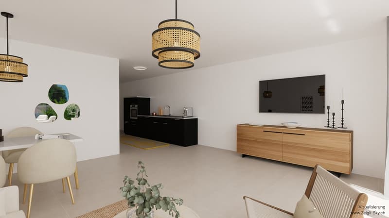 Zelgli Sky - Leben über den Dächern von Staufen! (Eckwohnung) (3)