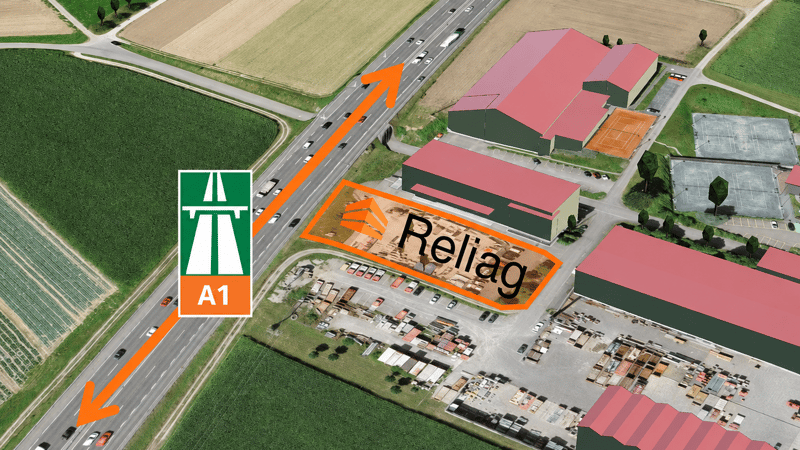 Flexible Gewerbeflächen direkt an der A1 in Birrhard (1)