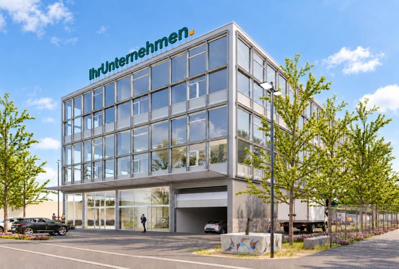 Moderne Gewerbefläche im Neubau – tlw. Überhöhe dank Zwischengeschoss (3)