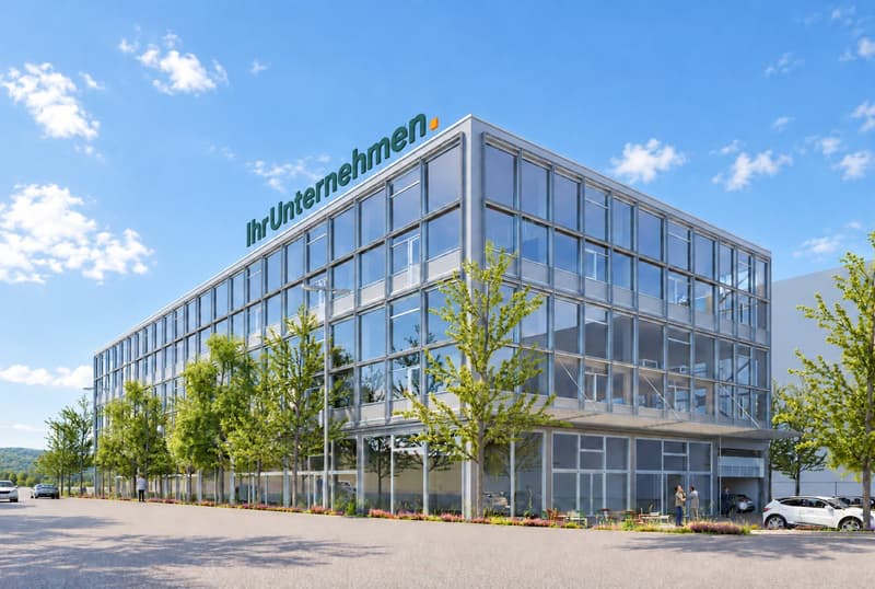 Moderne Gewerbefläche im Neubau – tlw. Überhöhe dank Zwischengeschoss (2)